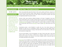 Tablet Screenshot of moletrapsite.com